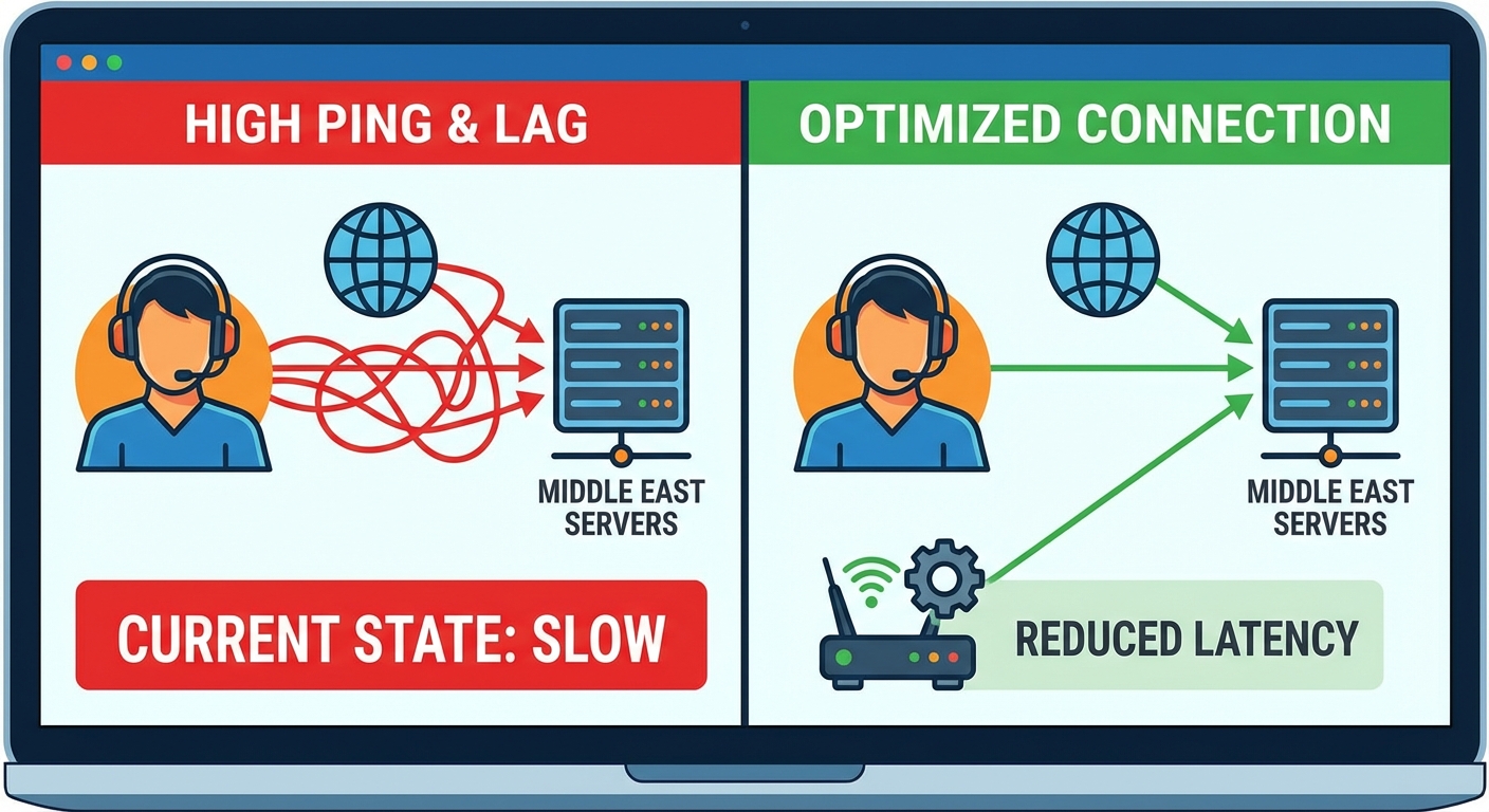 How to Reduce Gaming Lag and Ping Issues Across Middle Eastern Servers — 2