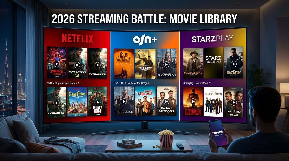 Netflix vs OSN+ vs Starzplay: Which Streaming Service Has the Best Movie Library in 2026?