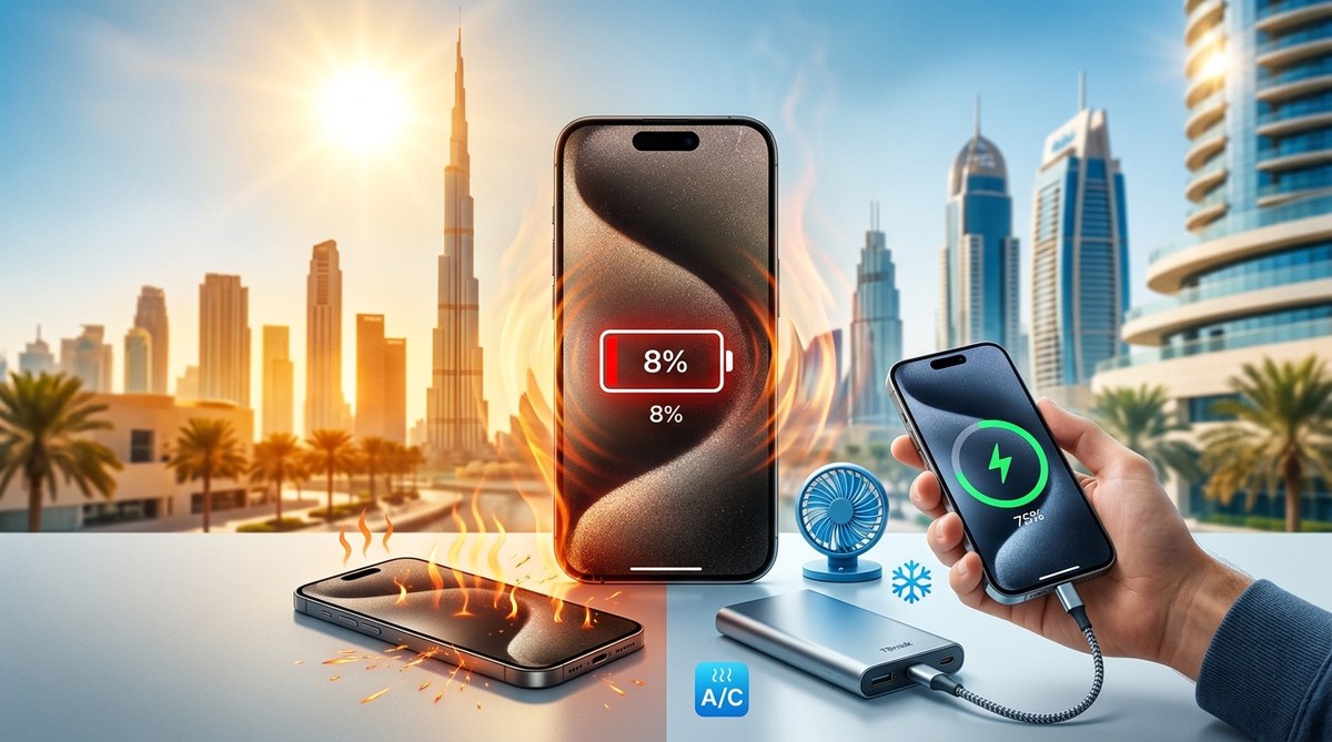 Why Your Smartphone Battery Drains Faster in Dubai Summers and How to Fix It
