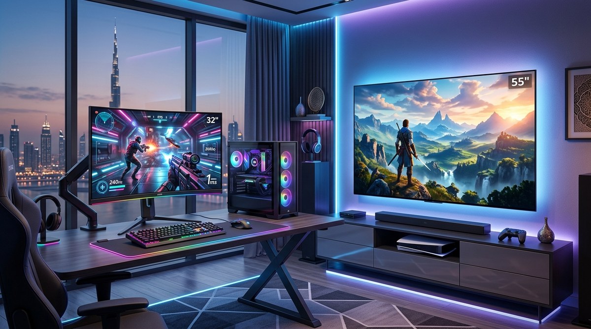 Gaming Monitors vs. OLED TVs: What Middle Eastern Gamers Should Actually Buy in 2026
