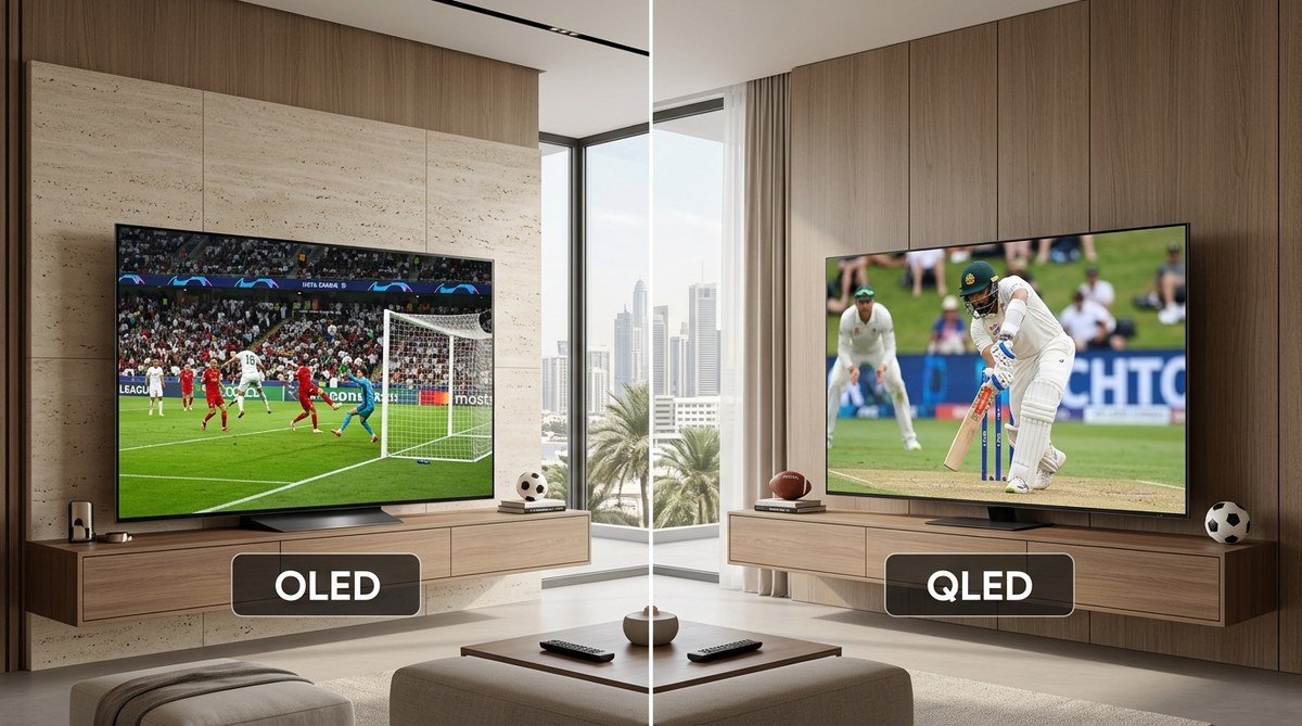 The Best 65-Inch TVs for Watching Sports in the Middle East: OLED vs. QLED